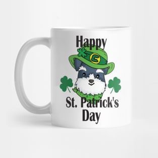 St Patricks Day Leprechaun Dog Mug